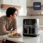 Black+Decker BXAF8001E 1700 W 8 L oil-free deep fryer  black - Image 5