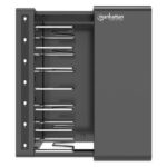 Manhattan Laptop Charging Cabinet Desktop via USB-C 16  7-bay via USB-C 65W  Suitable for USB-C laptops (to 16 )  iPads  MacBooks  Chromebooks  other USB-C devices  Bays 402x290x50mm  USB-C charging cables included Cart  UK & EU - Image 3