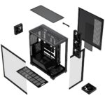 Modecom Volcano Stellar Plus ARGB Gaming Midi Tower Computer Case with Side Window Black - Image 10