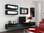 Cama Cabinet VIGO  90  full 90/35/32 black/black gloss - Image 6