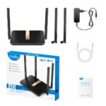 Cudy LT500D wireless router Fast Ethernet Dual-band (2.4 GHz / 5 GHz) 4G Black - Image 4