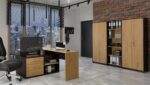Topeshop OLIV 2D ANT/ART KPL office bookcase - Image 2