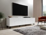 RTV cabinet ETNA 200x42x52 white matt - Image 5