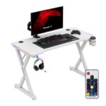 Huzaro Hero 2.3 RGB Gaming Desk white - Image 4