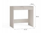 MARINA 2S SLIM Desk Colour Cashmere - Image 6