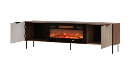TV Stand Almera Walnut/Cashmere L180.5xW42xH52.5cm