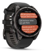 Garmin Fenix 8 Pro Titanium 47mm Αδιάβροχο Smartwatch με eSIM και Παλμογράφο (Carbon Grey DLC Titanium with Black) - Image 2