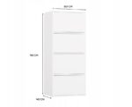 ALMA WHITE CHEST OF DRAWERS - Image 6