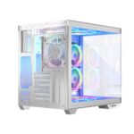 Modecom Panorama ARGB 5F Gaming Midi Tower Computer Case with Side Window White - Image 10