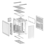 Asus TUF Gaming GT502 Horizon ARGB Midi Tower Computer Case with Side Window White Edition - Image 3
