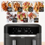 Tefal Easy Fry Dual XXL EY942HE0 fryer Double 11 L Stand-alone 2020 W Hot air fryer Grey - Image 6