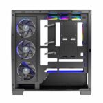 Modecom Volcano Stellar ARGB 8F Gaming Midi Tower Computer Case with Side Window Black - Image 9