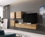 TV Stand Vigo Wotan Oak 180x30x40cm - Image 4