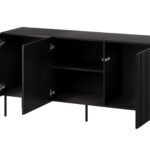Cama Chest of drawers ISLA 150.5x40x75 matte black