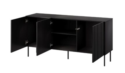 Cama Chest of drawers ISLA 150.5x40x75 matte black