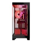 Modecom Volcano Space Apex ARGB Gaming Midi Tower Computer Case with Side Window Black - Image 8