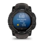 Garmin Instinct 3 AMOLED Aluminium 50mm Αδιάβροχο Smartwatch με Παλμογράφο (Black with Charcoal Band) - Image 9