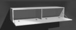 TV Stand Vigo White and Black Gloss M180xD30xH40cm RTV VIGO180 - Image 2