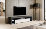 Cama TV stand TORO 200 grey/white gloss - Image 4