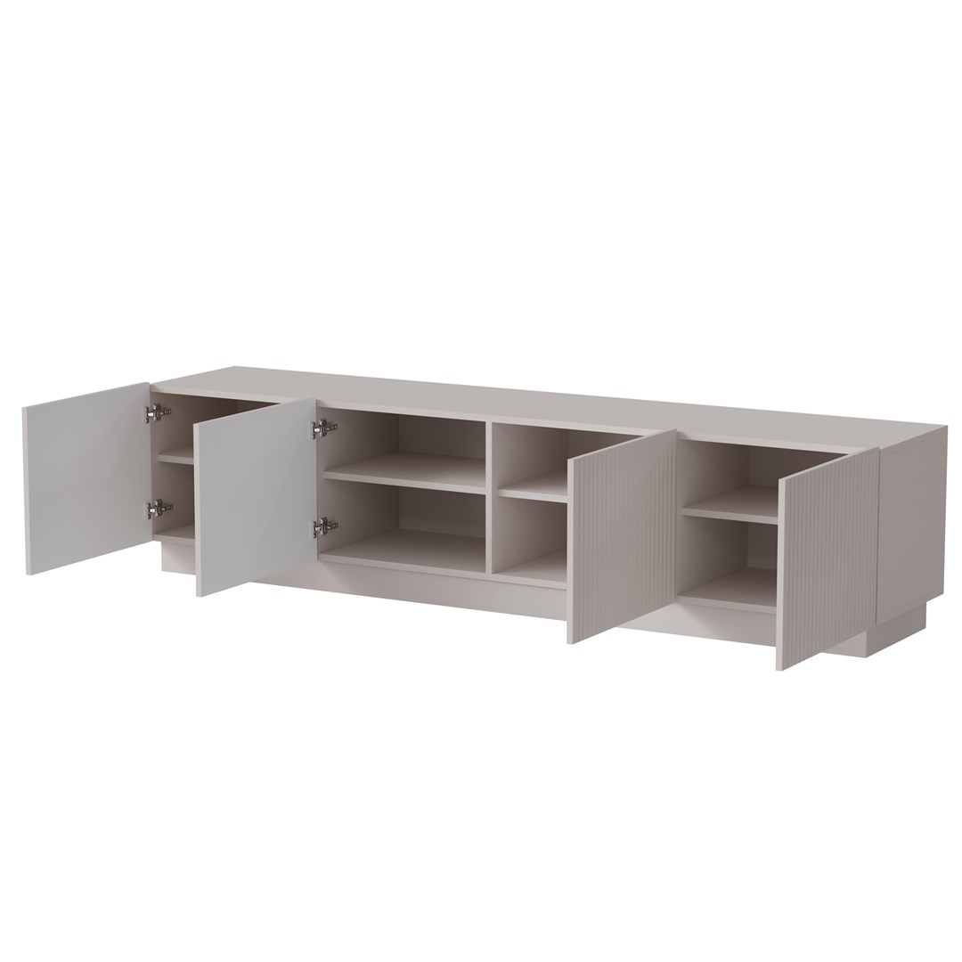 Cama LIVERTI TV cabinet 200x42x48 cashmere - Image 1