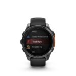 Garmin Fenix 8 Stainless Steel 47mm Waterproof Smartwatch with Heart Rate Monitor (Slate Grey With Black Silicone Band) - Image 9