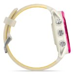 Garmin Forerunner 570 Aluminium 42mm Αδιάβροχο Smartwatch με Παλμογράφο (Raspberry Aluminum with Translucent Bone/Mango Band) - Image 4
