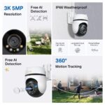 TP-Link Outdoor Pan/Tilt Security Wi-Fi Camera SPEC: 3K 5MP (2880x1620)  2.4 GHz  2 × External Antennas  1 × Ethernet Port  Horizontal 360o - Image 4