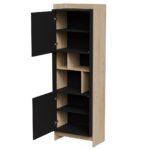 Cama PORTO 59x38x180 display cabinet oak/black