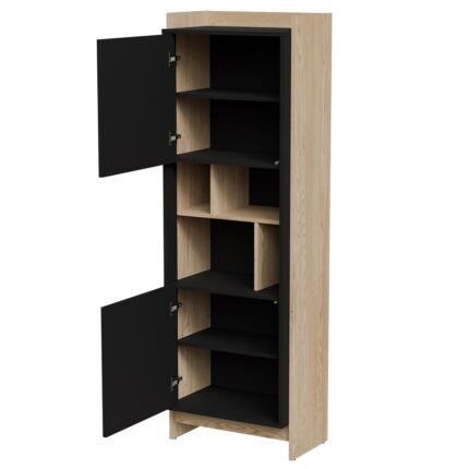 Cama PORTO 59x38x180 display cabinet oak/black