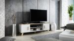 Cama TV stand LOTTA 160 2D2K white/sonoma - Image 3
