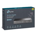 TP-Link TL-SG1016PE network switch Managed L2 Gigabit Ethernet (10/100/1000) Power over Ethernet (PoE) Black - Image 3