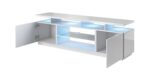RTV cabinet EVA 180x40x56 white/white glossy