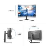 Philips Evnia 32M2C5500W VA HDR Curved Monitor 32" QHD 2560x1440 240Hz with Response Time 0.5ms GTG - Image 2