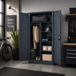 Iron Mate SATURN Metal Utility Cupboard 185x90x45 Anthracite RAL7016 - Image 8