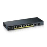 Zyxel GS1900-10HP Managed L2 PoE+ Switch with 8 Gigabit (1Gbps) Ethernet Ports and 2 SFP Ports - Image 2