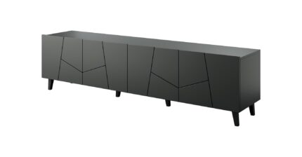 RTV cabinet ETNA 200x42x52 matte black