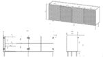 4D2SZ ONDA chest of drawers 200x45xH85 green - Image 3