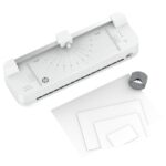 HP ONELAM COMBO A3 laminator  Warm  integrated trimmer  corner rounder  40 cm/min speed + 15 pouches: 3xA4  4xA5  4xA6  4xB-CARD  White - Image 5