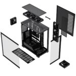 Modecom Volcano Stellar Plus ARGB 8F Gaming Midi Tower Computer Case with Side Window Black - Image 10