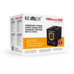 KEMOT PROsinus-800 emergency power supply unit – a pure sine wave inverter with a 12V charging function  230V  800VA/500W – black - Image 2