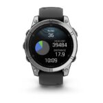 Garmin Fenix E Stainless Steel 47mm Waterproof Smartwatch with Heart Rate Monitor (Black) - Image 5