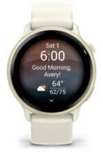 Garmin Vivoactive 6 Aluminium 42mm Waterproof Smartwatch with Heart Rate Monitor (Lunar Gold with Bone Band) - Image 3