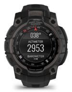 Garmin Instinct 3 AMOLED Aluminium 45mm Waterproof Smartwatch with Heart Rate Monitor (Black with Black Band) - Image 6