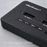 Qoltec 52366 M.2 NVMe SSD Docking Station | PCIe | USB-C | 20 Gb/s | DUAL 2 x 8TB | Offline cloning - Image 4