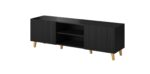 Cama RTV cabinet PAFOS 150x42x52 Black matt - Image 9