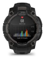Garmin Instinct 3 AMOLED Aluminium 45mm Waterproof Smartwatch with Heart Rate Monitor (Black with Black Band) - Image 5