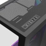 Modecom Volcano SPACE XL Gaming Full Tower Computer Case with Side Window and ARGB Lighting Black - Image 8