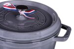 Staub Round Cocotte, 24cm Graphite Grey, Cast Iron - Image 3