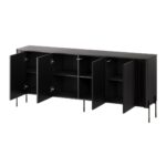 Cama VERA chest of drawers 190x40x80 black matt