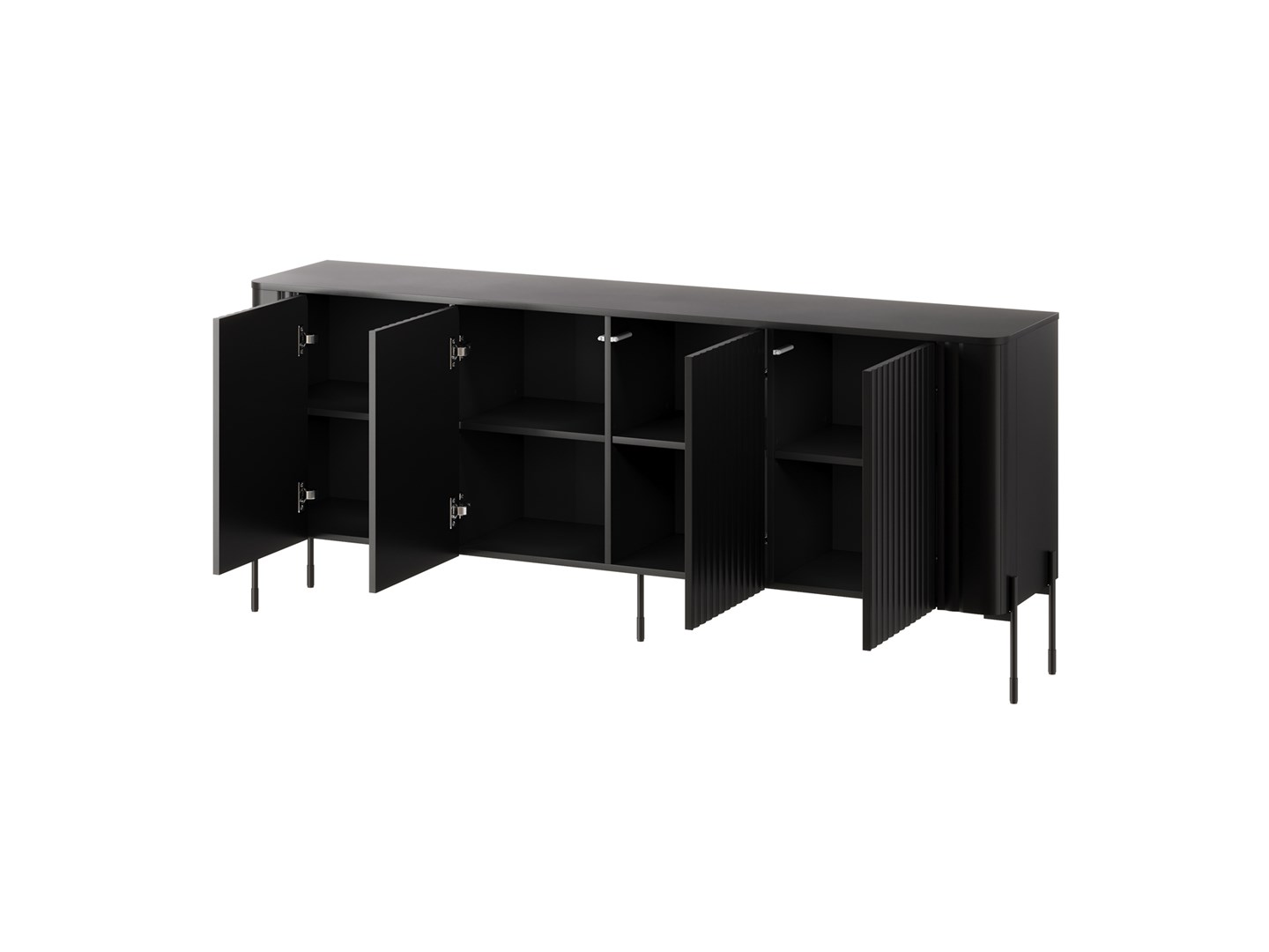 Cama VERA chest of drawers 190x40x80 black matt - Image 1